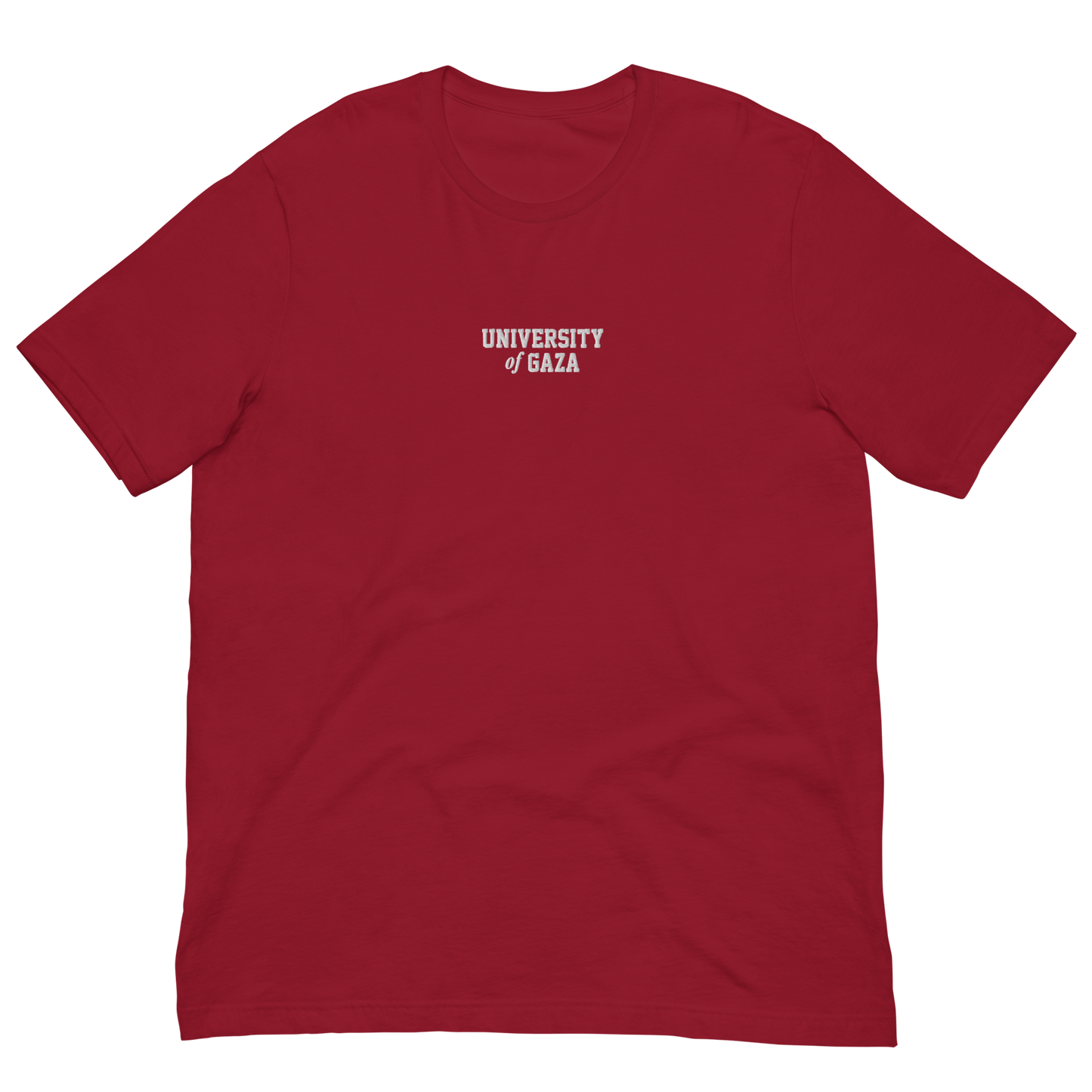 University of Gaza Embroidered Unisex T-Shirt