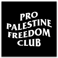 Pro Palestine Freedom Club Sticker