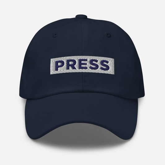Press Embroidered Dad Hat