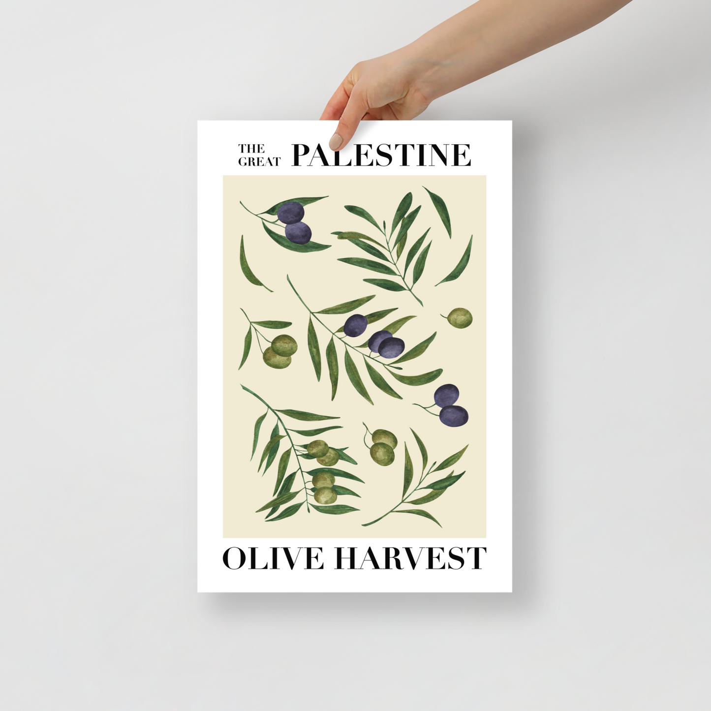 Palestine Olive Harvest Poster
