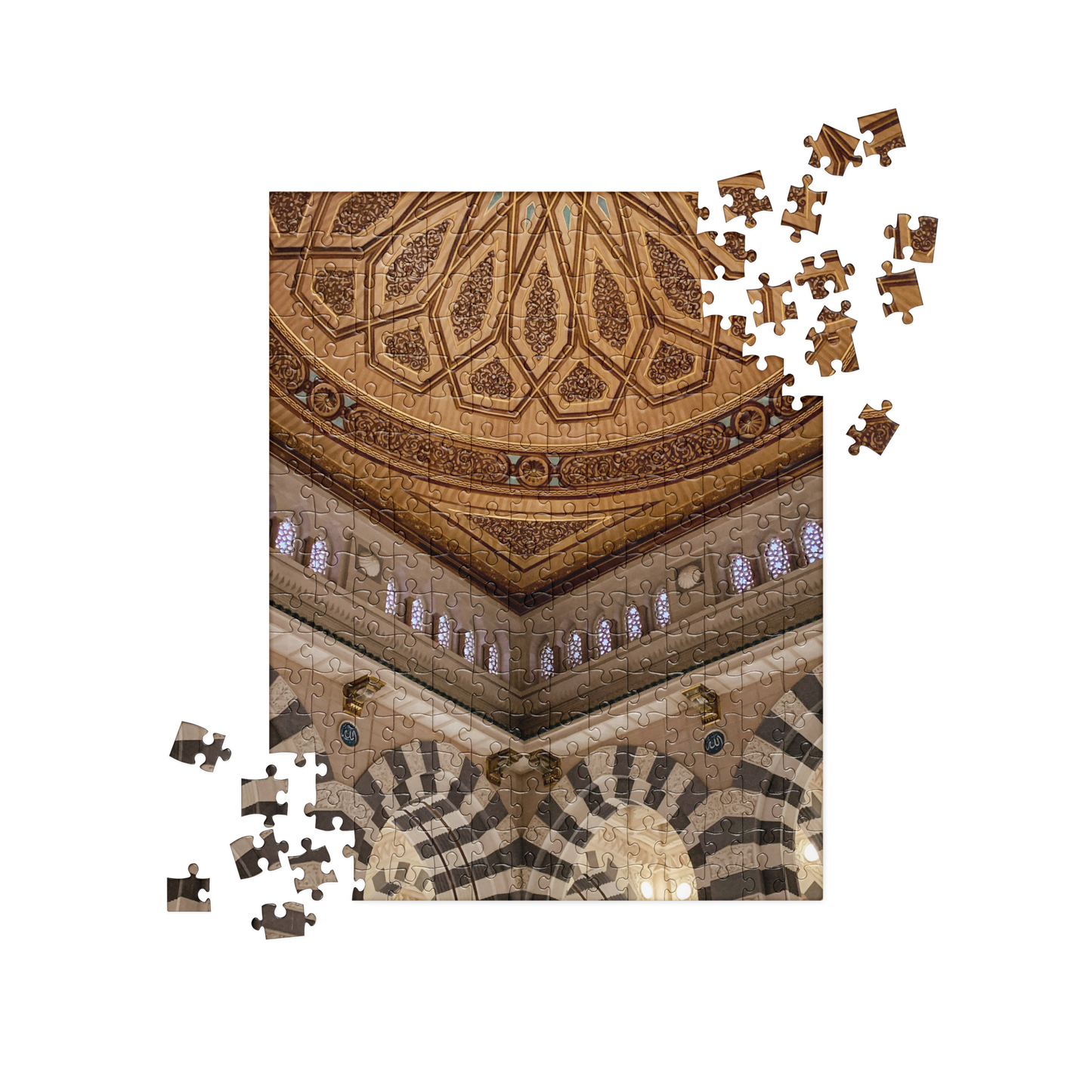 Mosque Geometry Jigsaw Puzzle