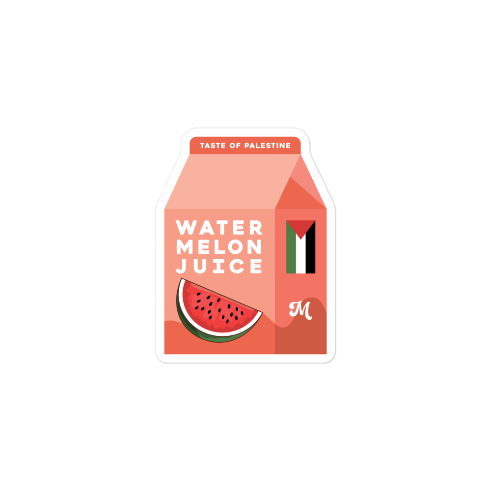 Palestine Watermelon Juice Sticker