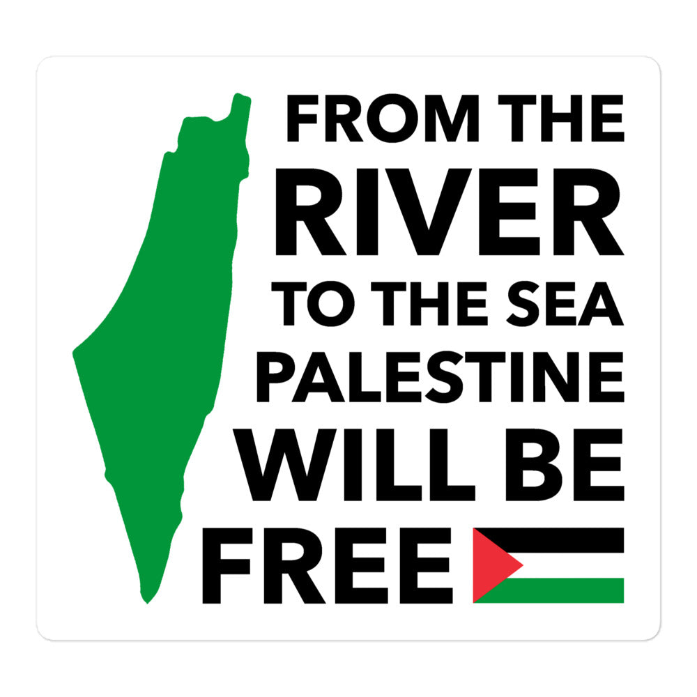 From the River to Sea Box Sticker – Muslim Breakfast Club