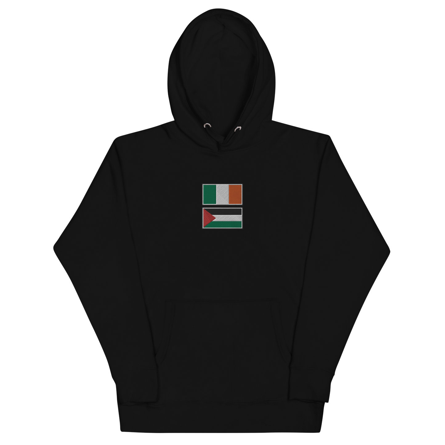 Ireland x Palestine Embroidered Unisex Hoodie