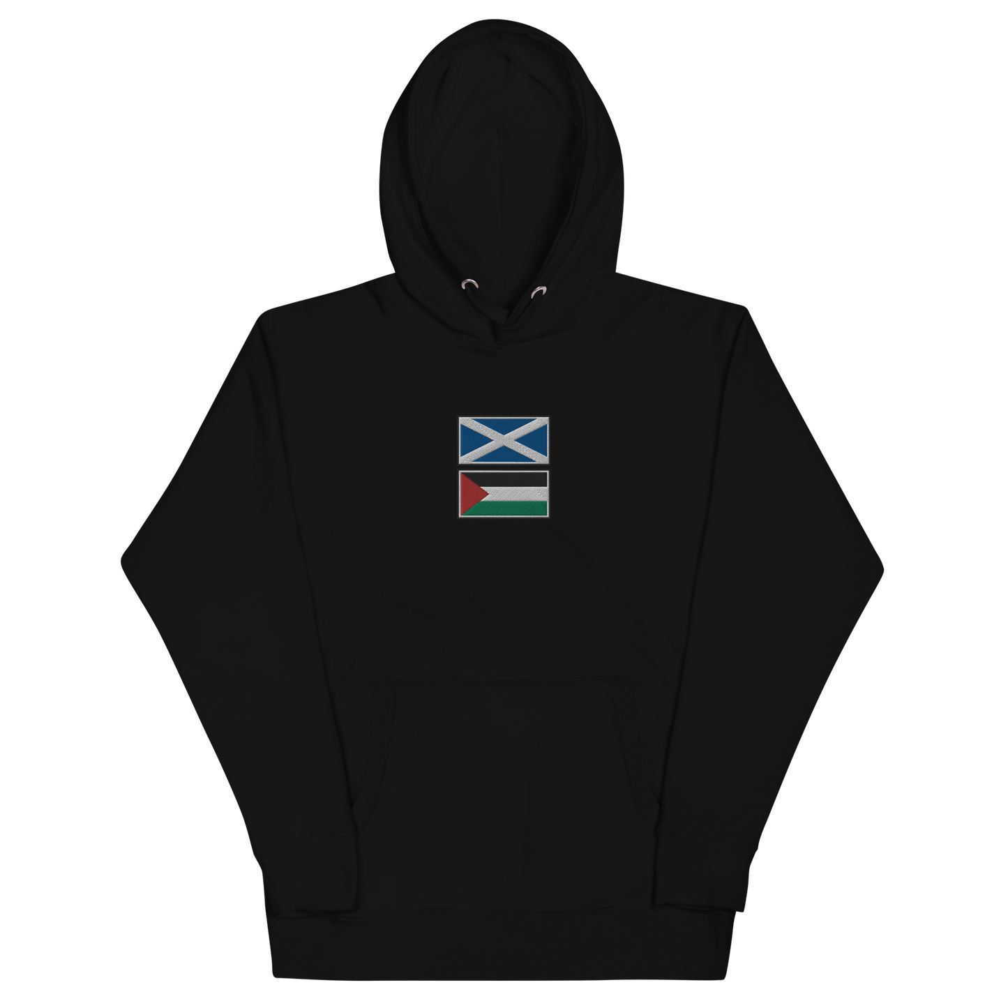 Scotland x Palestine Embroidered Unisex Hoodie