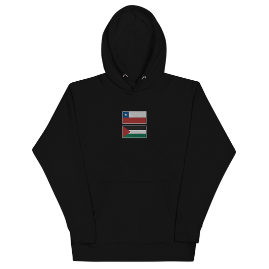 Chile x Palestine Embroidered Unisex Hoodie