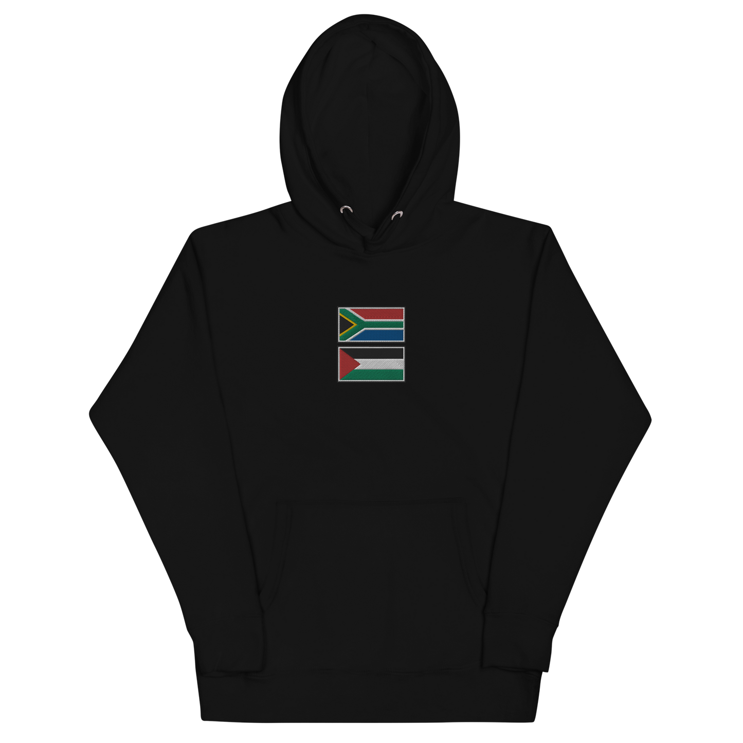 South Africa x Palestine Embroidered Unisex Hoodie