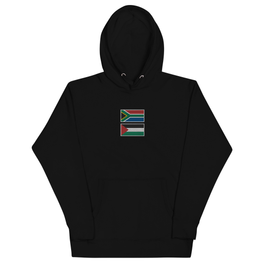 South Africa x Palestine Embroidered Unisex Hoodie