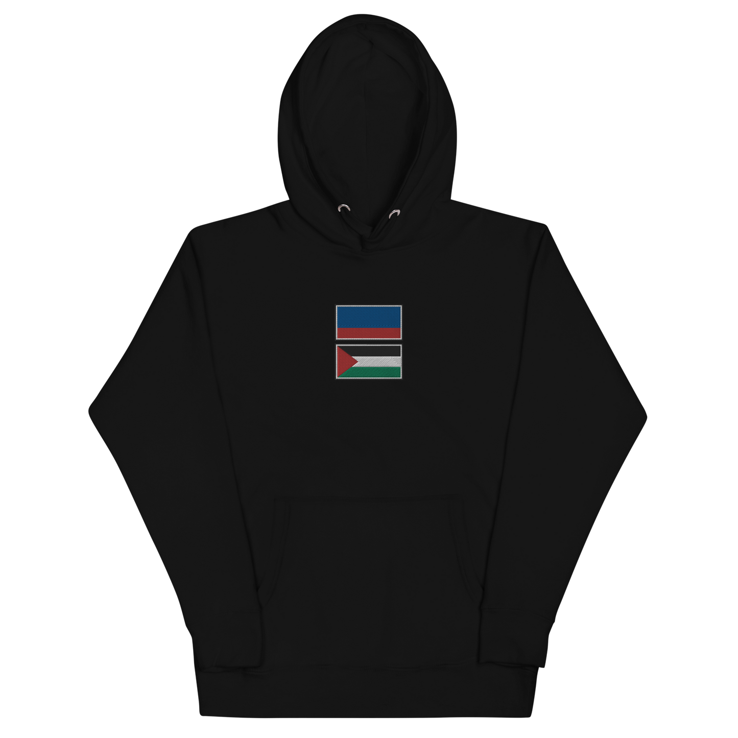 Dagestan x Palestine Embroidered Unisex Hoodie