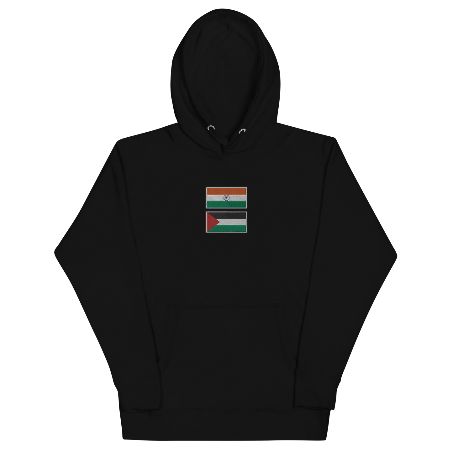 India x Palestine Embroidered Unisex Hoodie