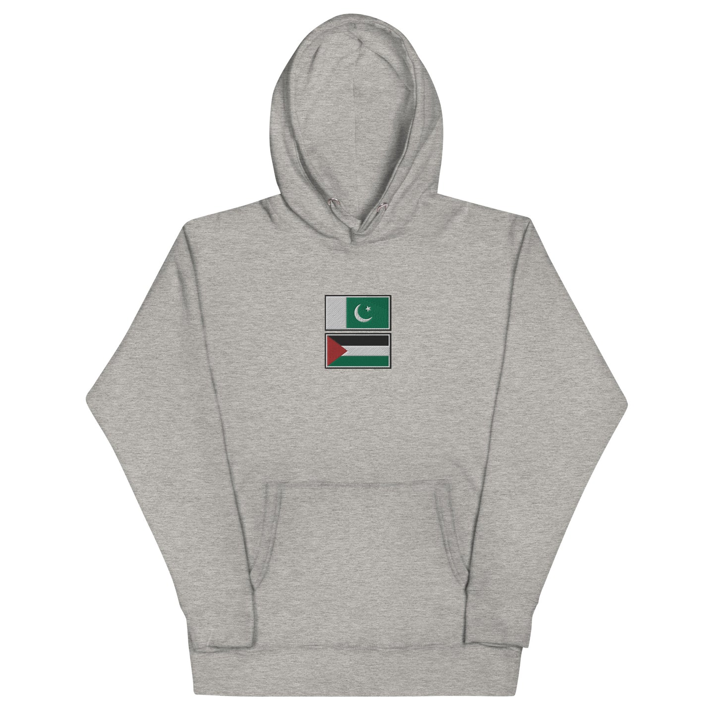 Pakistan x Palestine Embroidered Unisex Hoodie