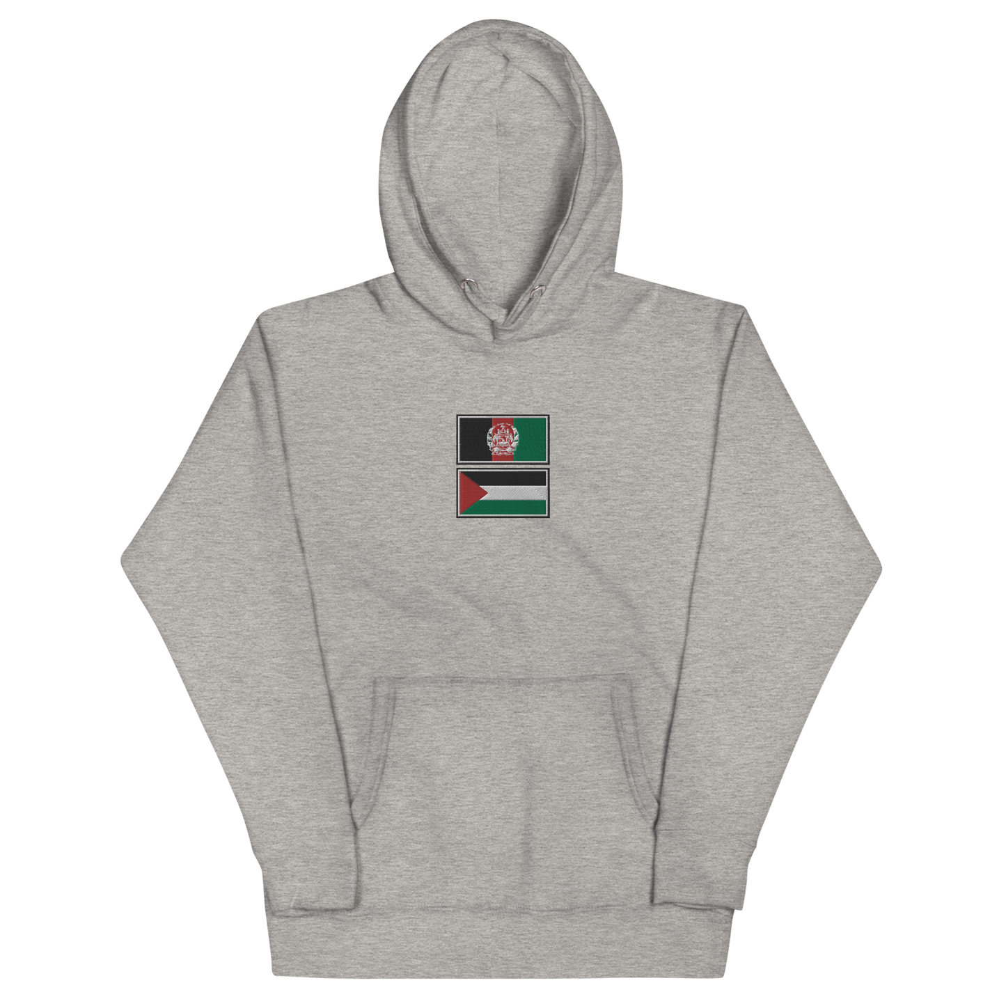 Afghanistan x Palestine Embroidered Unisex Hoodie