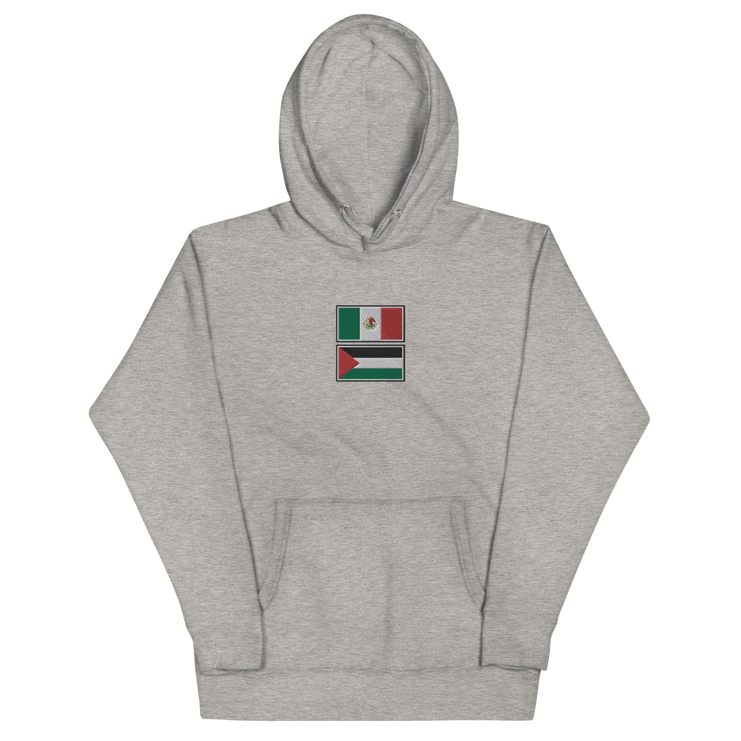 Mexico x Palestine Embroidered Unisex Hoodie