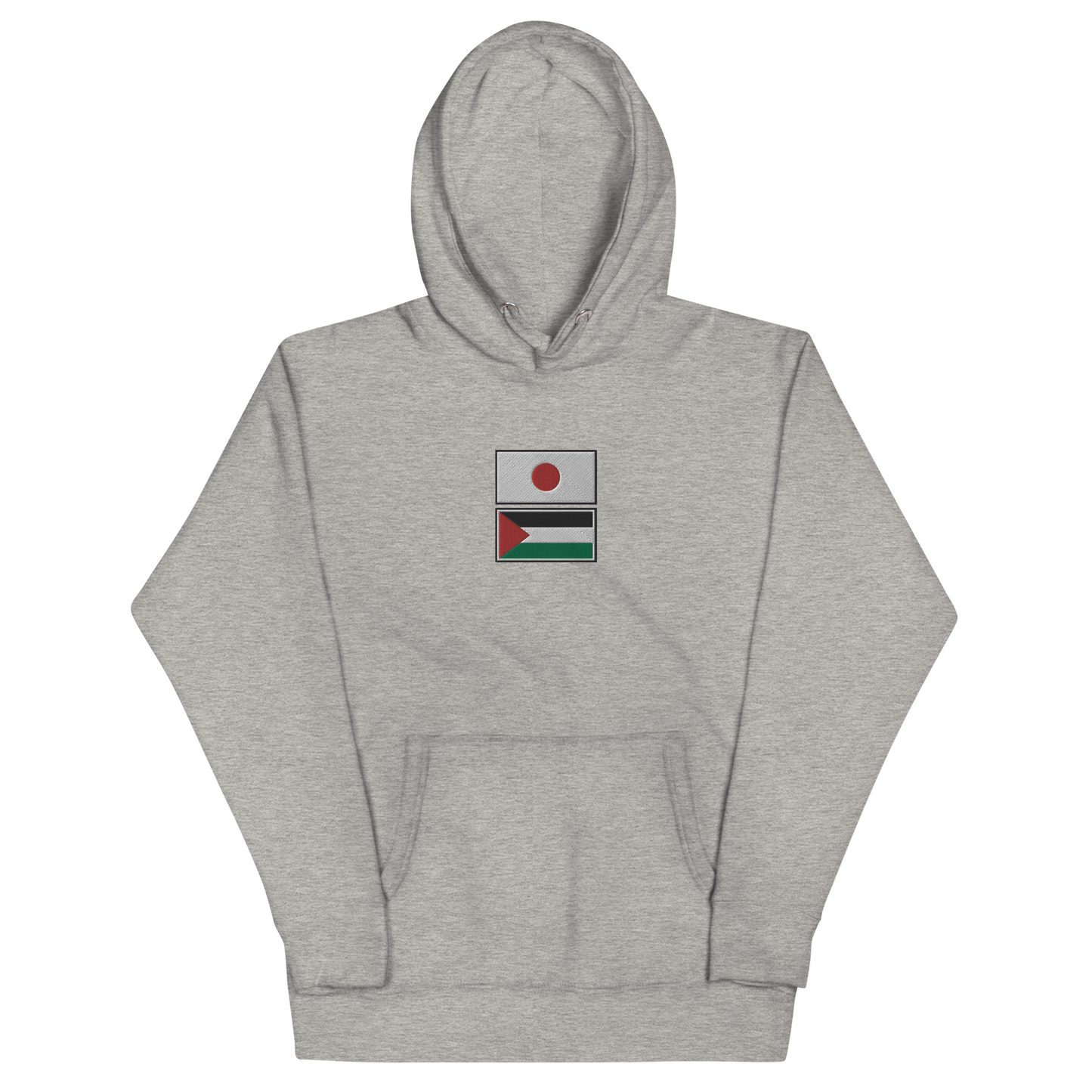 Japan x Palestine Embroidered Unisex Hoodie