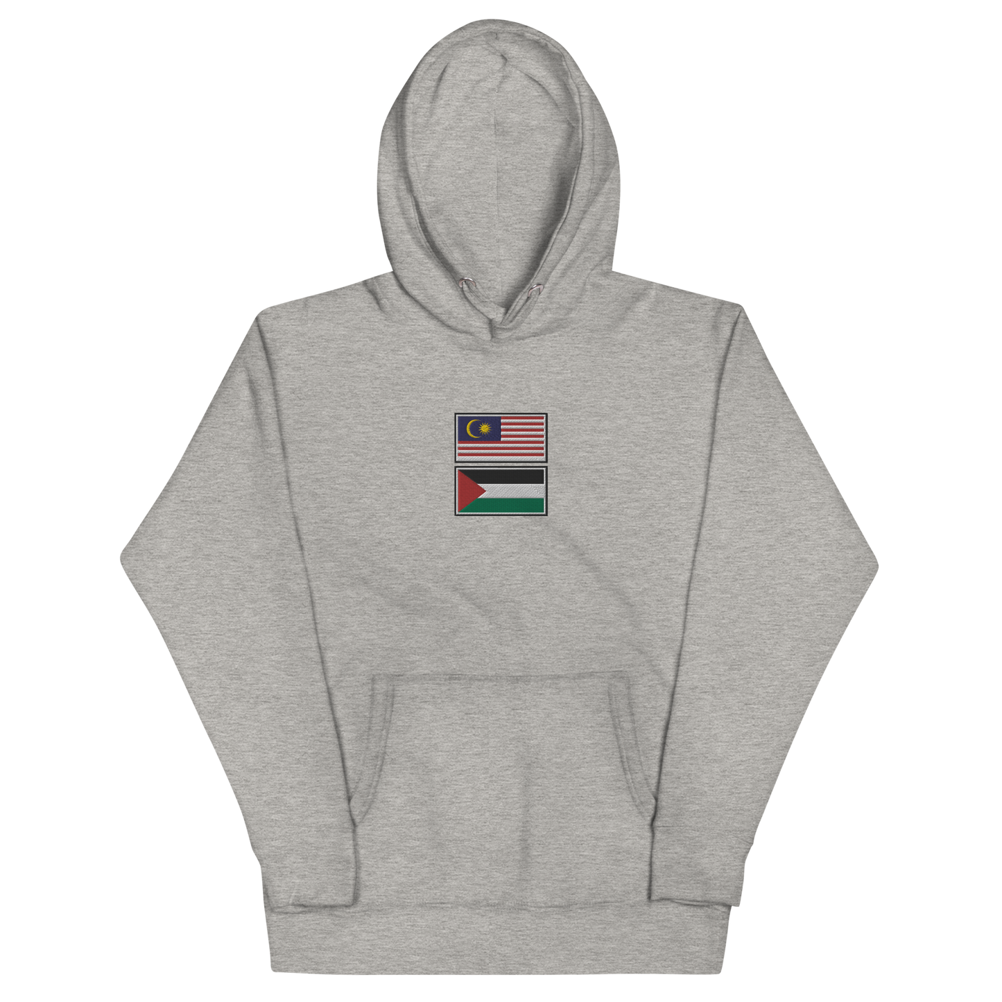 Malaysia x Palestine Embroidered Unisex Hoodie