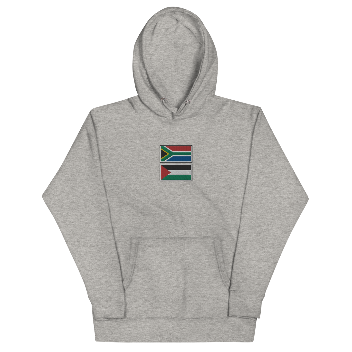 South Africa x Palestine Embroidered Unisex Hoodie