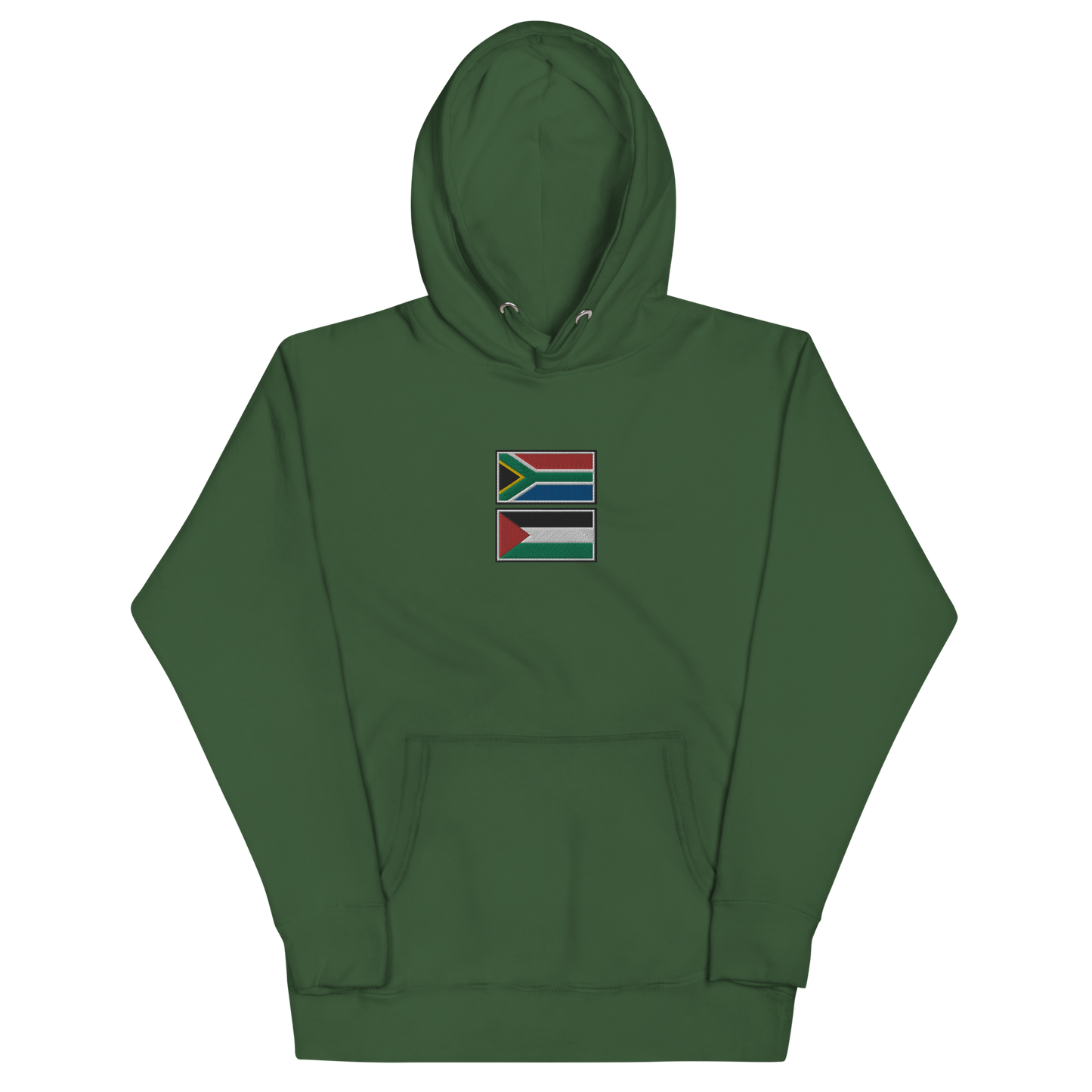 South Africa x Palestine Embroidered Unisex Hoodie