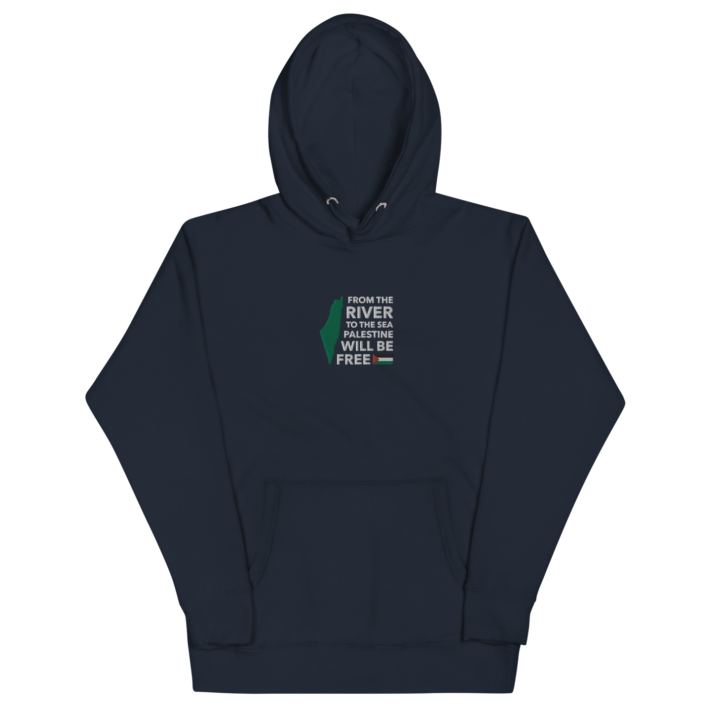 From the River to the Sea Embroidered Unisex Hoodie