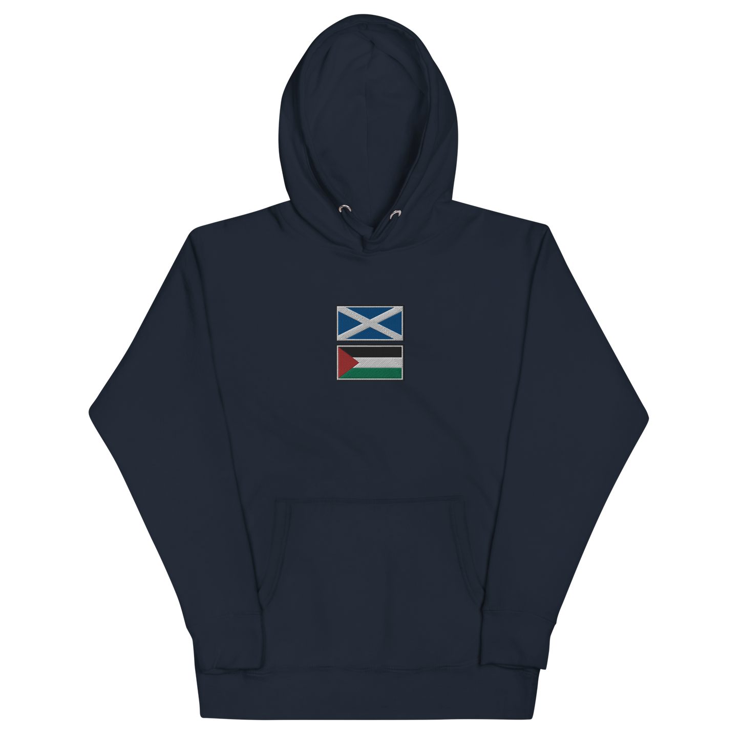 Scotland x Palestine Embroidered Unisex Hoodie