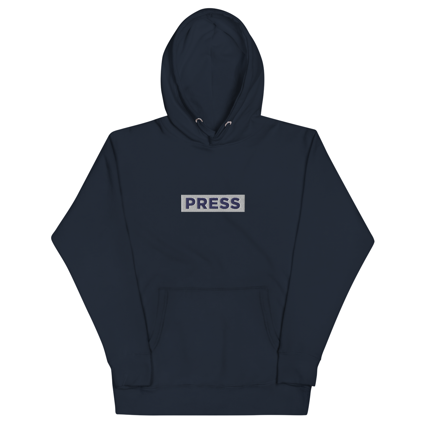 Press Embroidered Unisex Hoodie