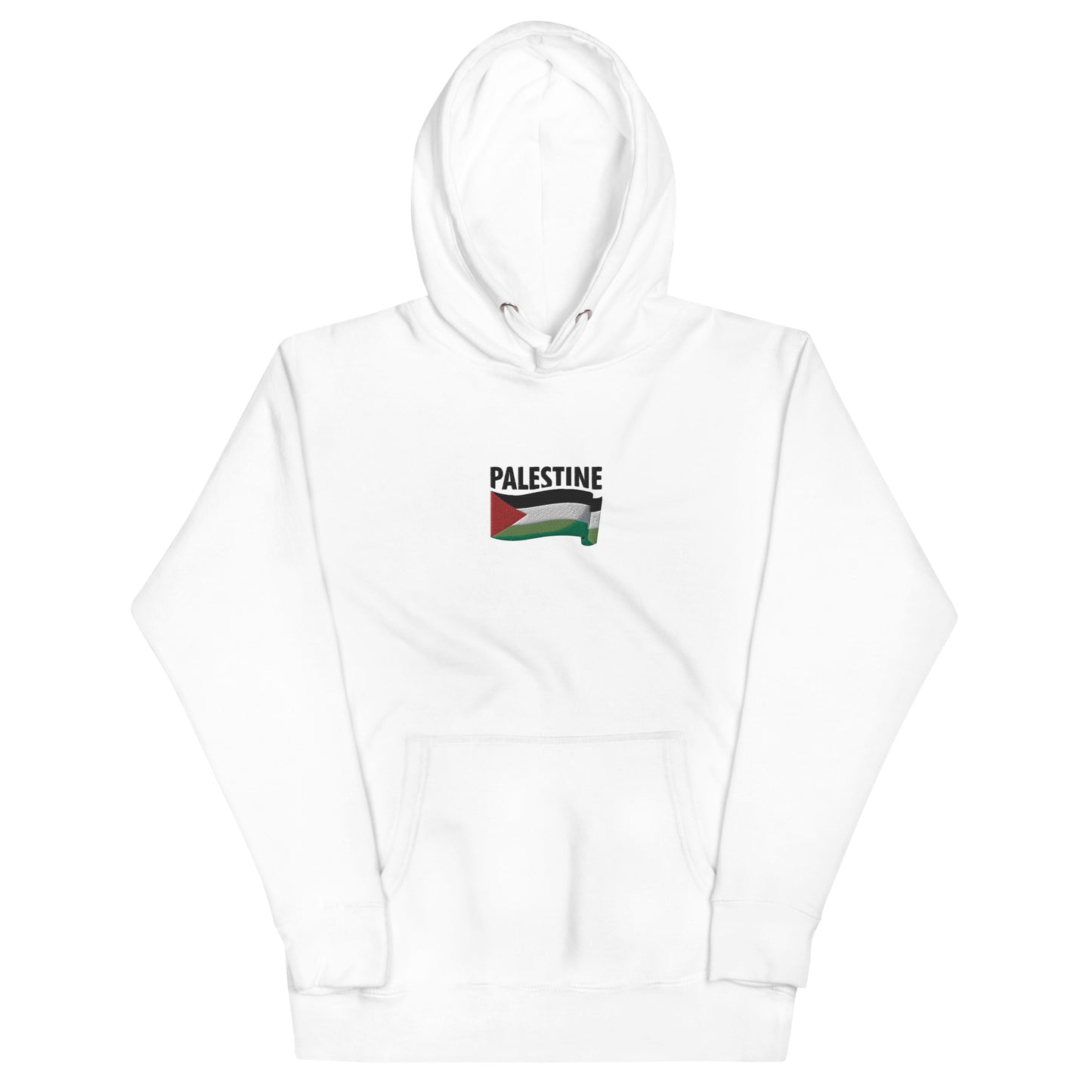 Palestine Flag Embroidered Unisex Hoodie