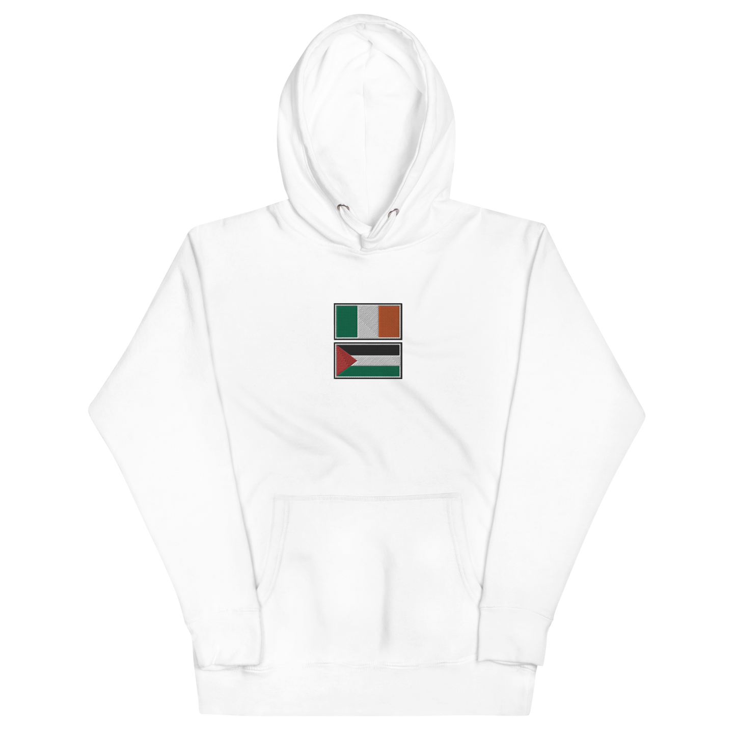 Ireland x Palestine Embroidered Unisex Hoodie