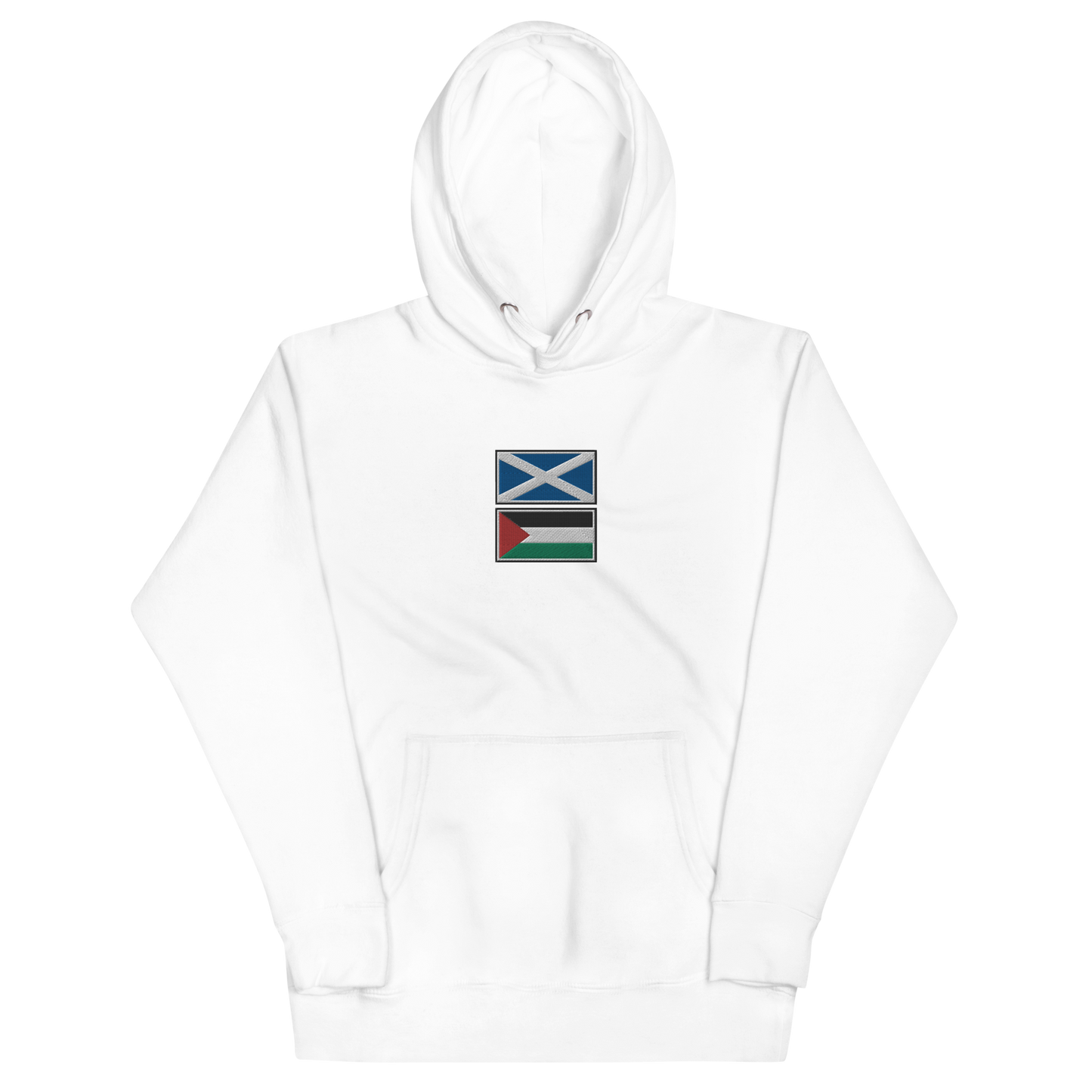 Scotland x Palestine Embroidered Unisex Hoodie