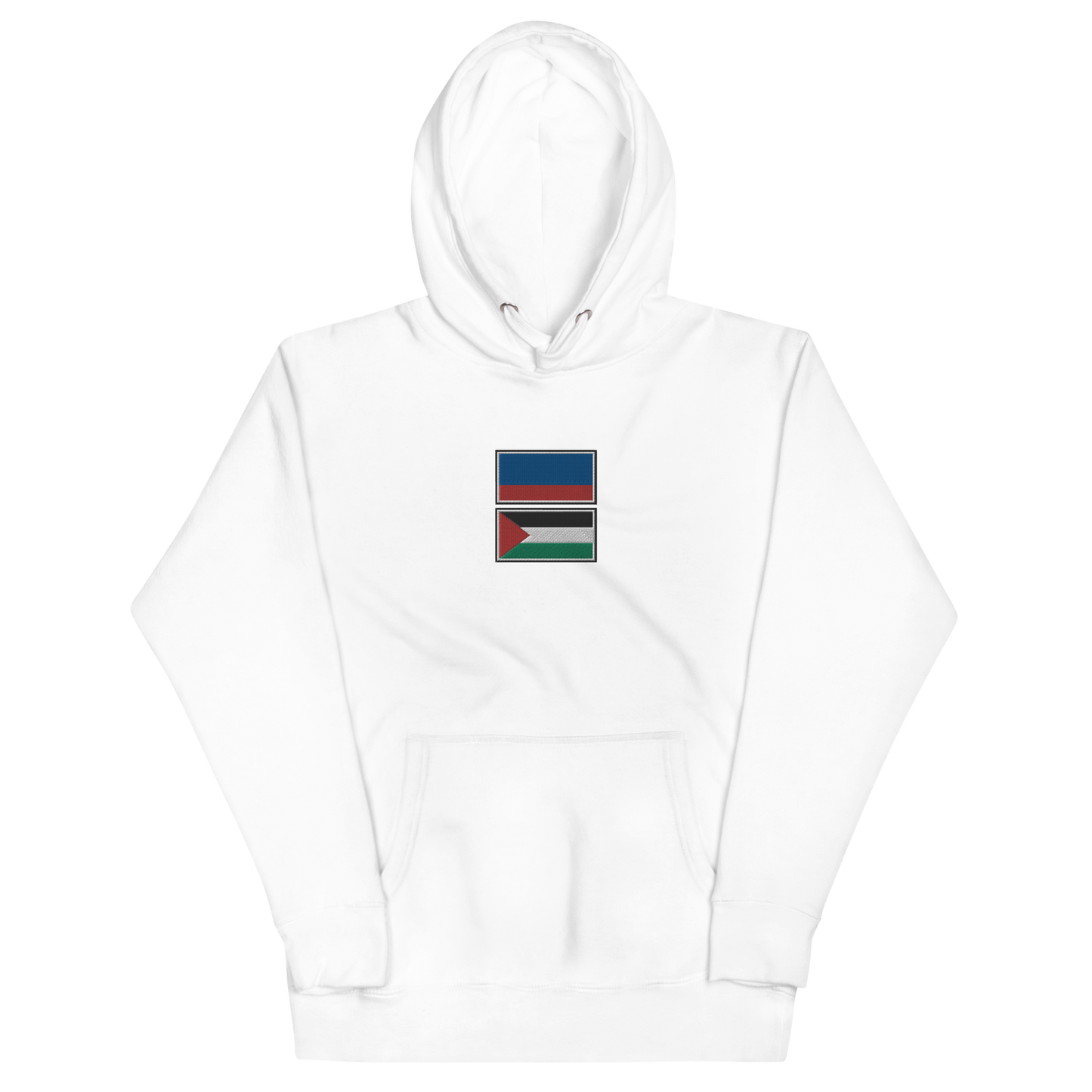 Dagestan x Palestine Embroidered Unisex Hoodie