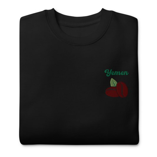 Yemen Coffee Embroidered Unisex Sweatshirt