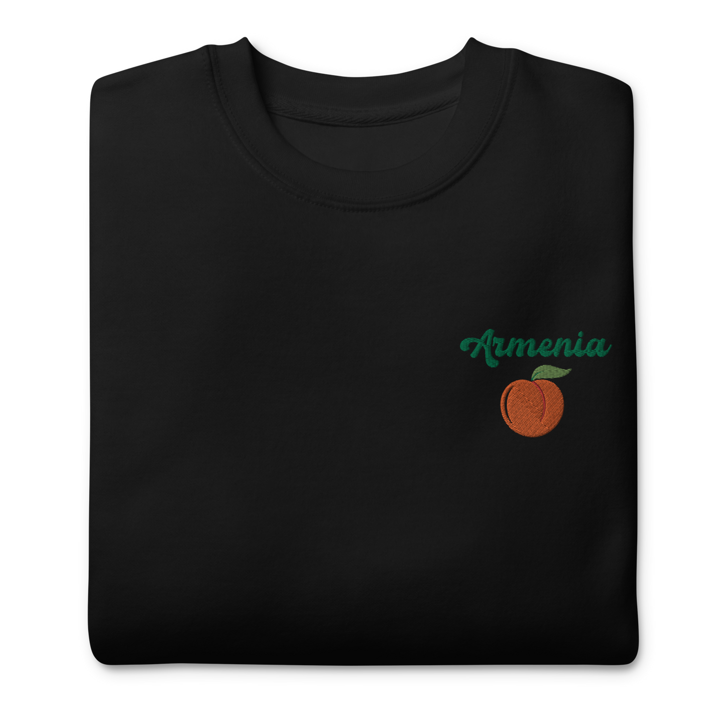 Armenia Apricot Embroidered Unisex Sweatshirt