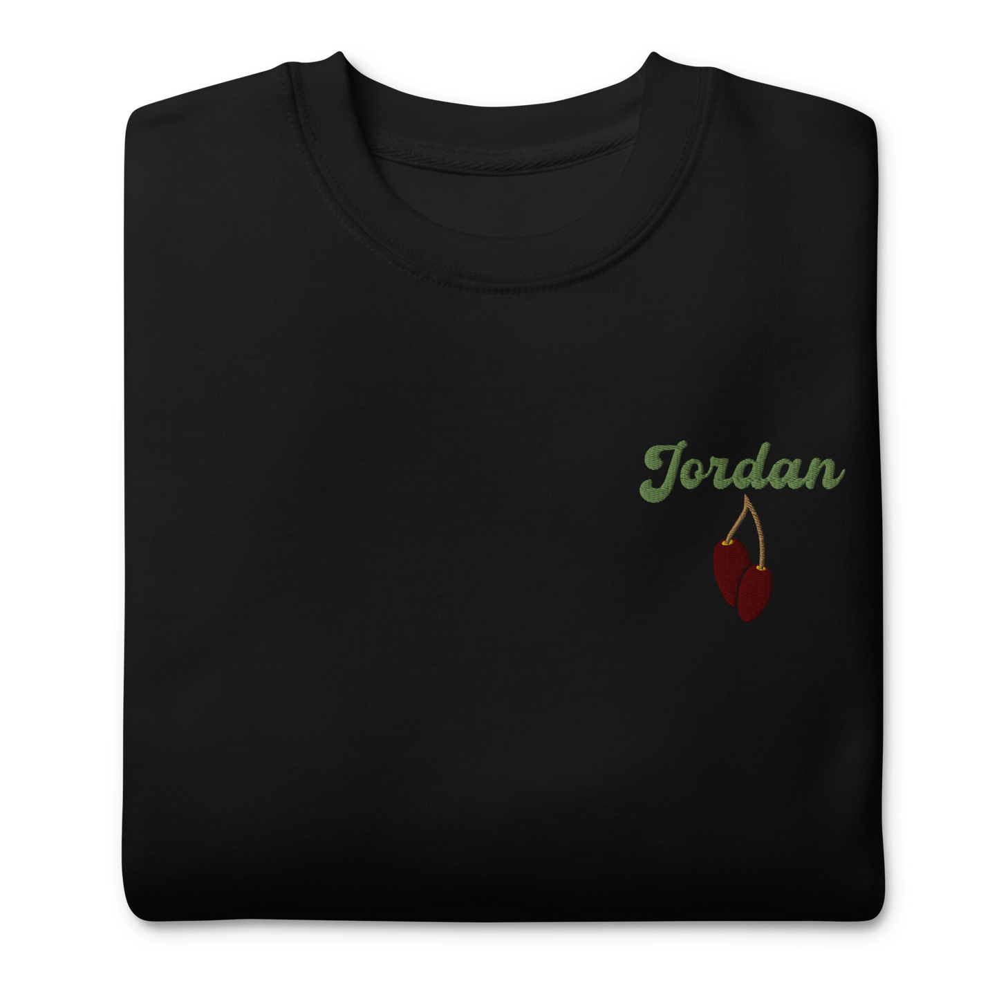 Jordan Dates Embroidered Unisex Sweatshirt