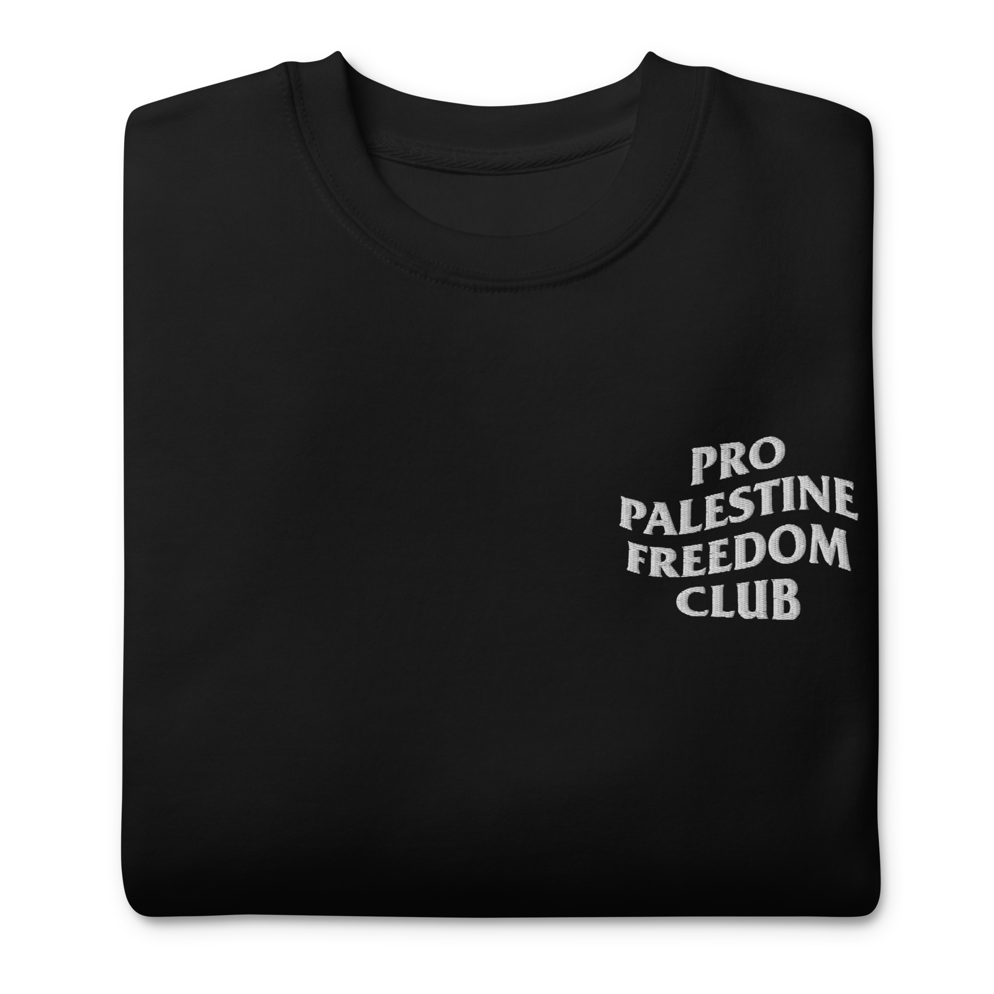 Freedom Club w/ Back Print Embroidered Unisex Sweatshirt