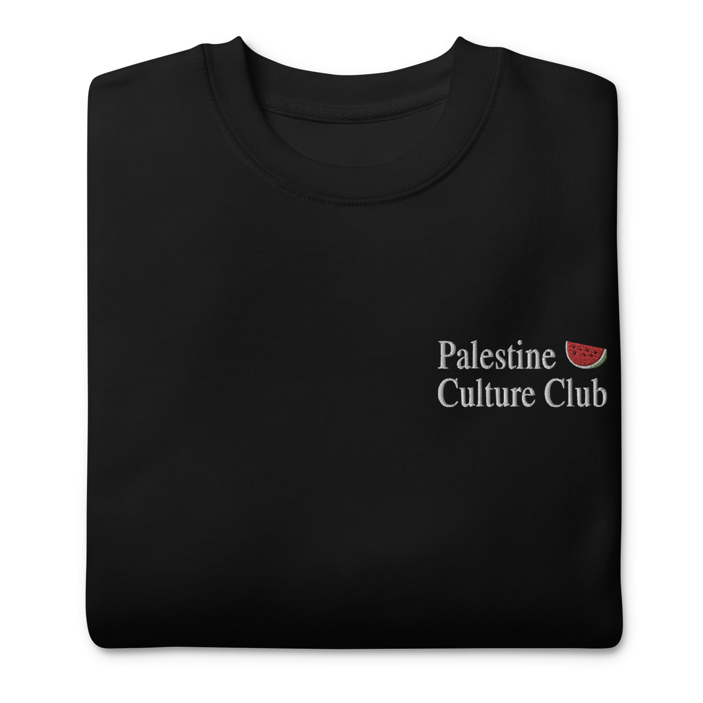 Palestine Culture Club Embroidered Unisex Sweatshirt