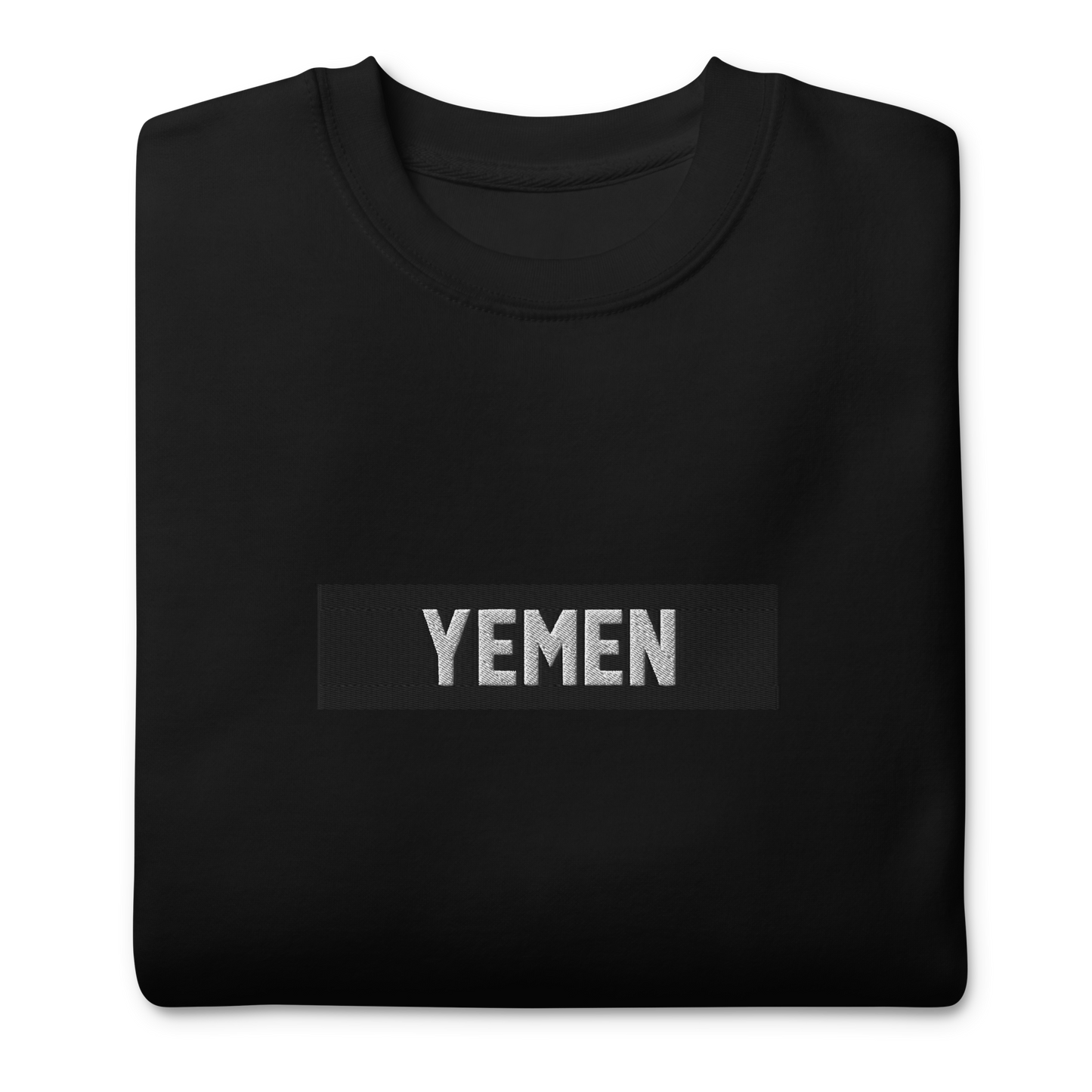 Yemen Box Embroidered Unisex Sweatshirt