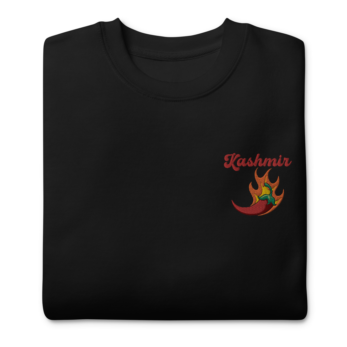 Kashmir Chilli Embroidered Unisex Sweatshirt