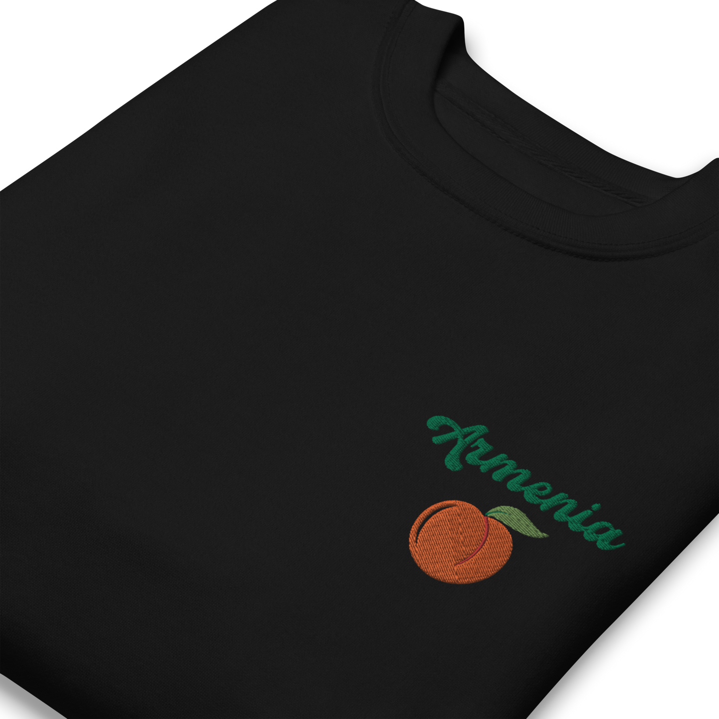 Armenia Apricot Embroidered Unisex Sweatshirt