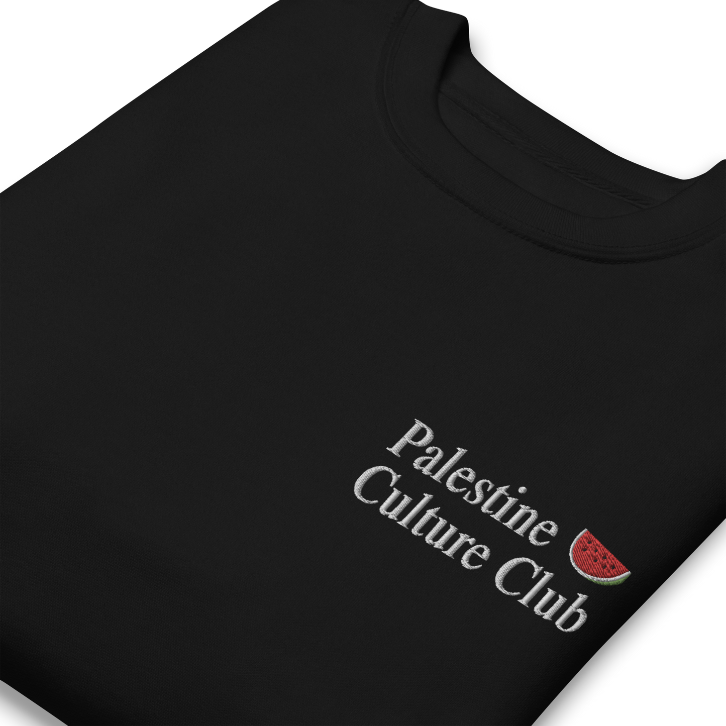 Palestine Culture Club Embroidered Unisex Sweatshirt