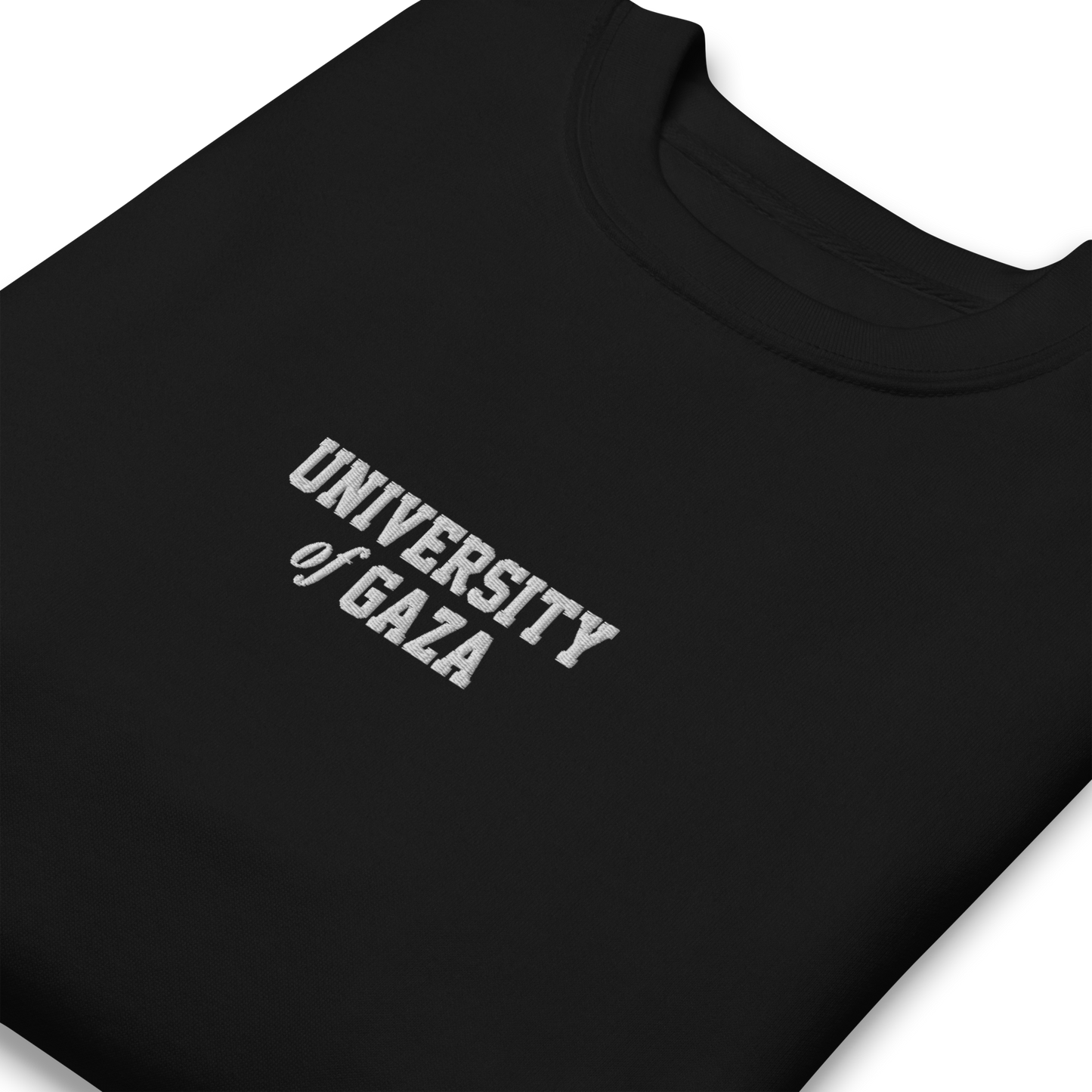 University of Gaza Embroidered Unisex Sweatshirt