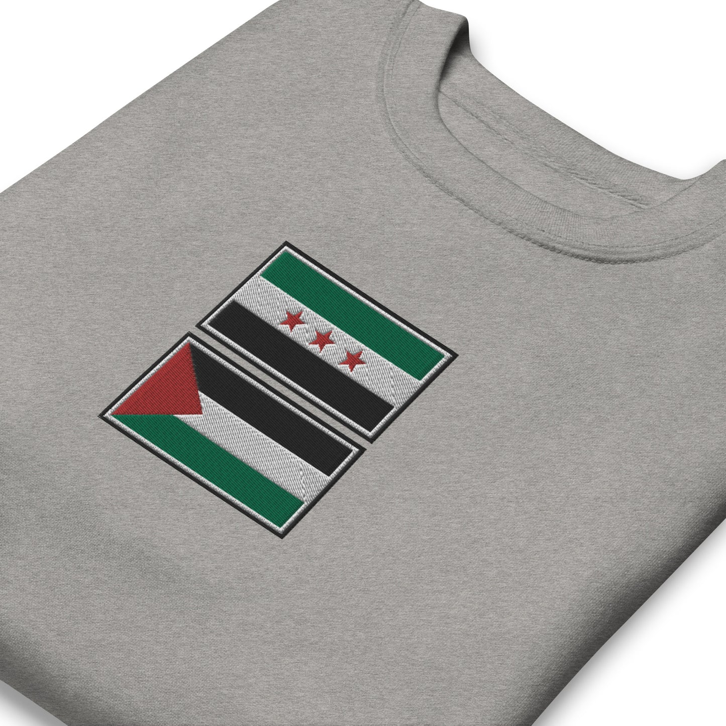 Syria x Palestine Embroidered Unisex Sweatshirt