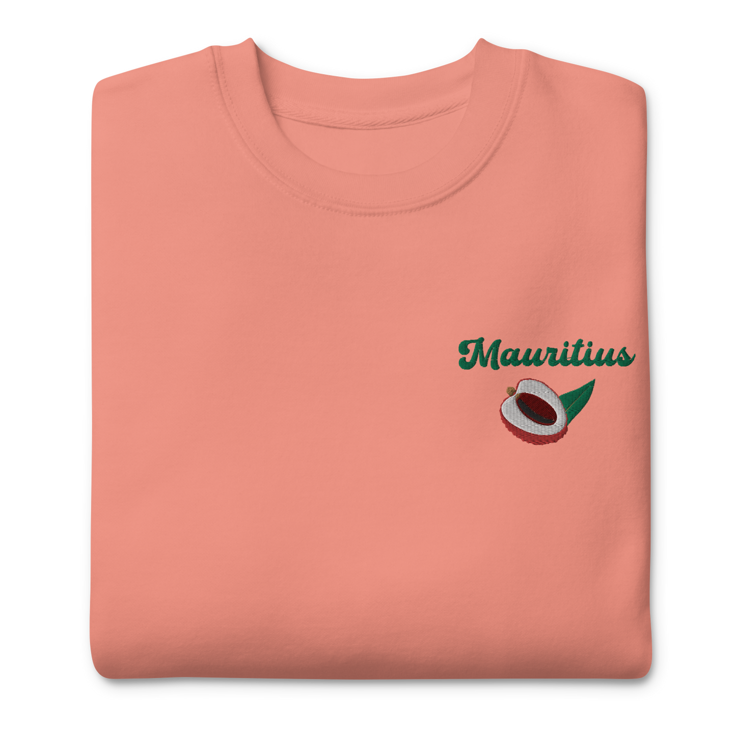 Mauritius Lychee Embroidered Unisex Sweatshirt