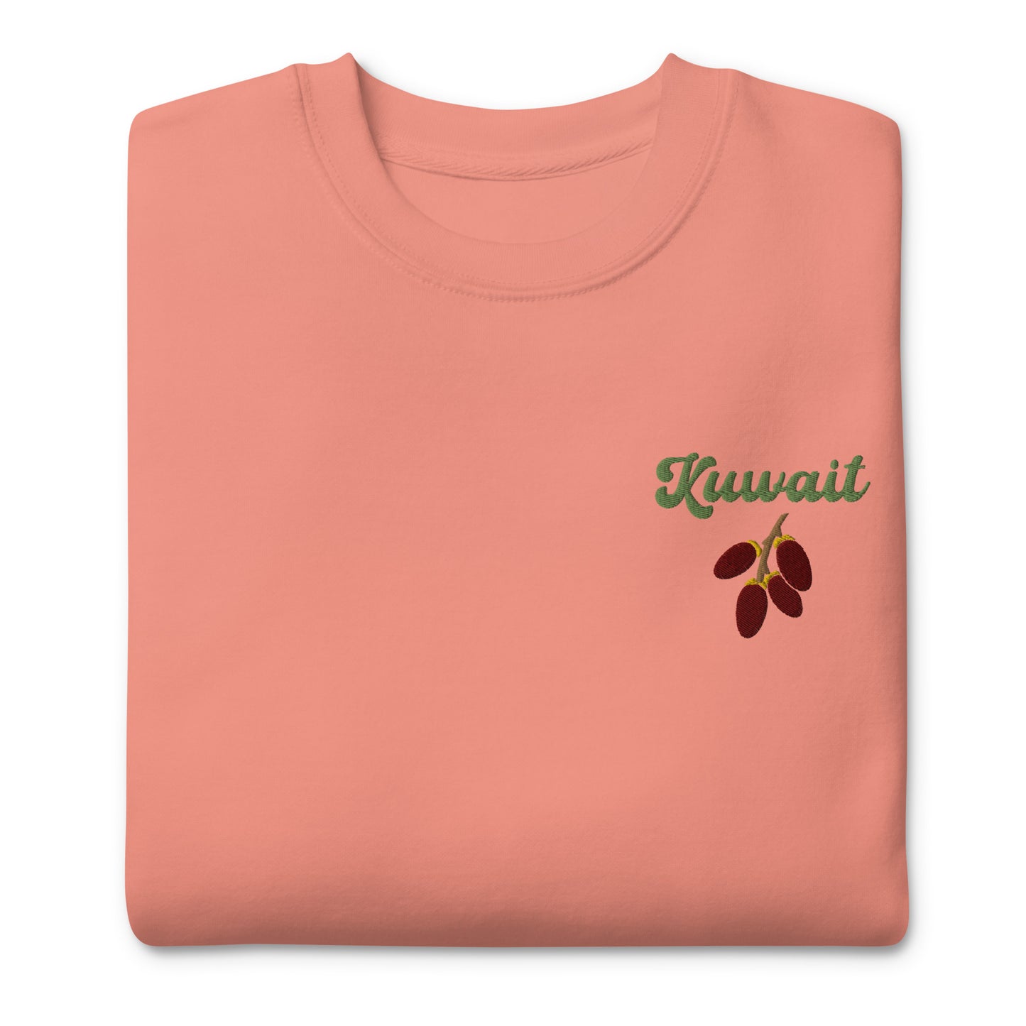 Kuwait Dates Embroidered Unisex Sweatshirt