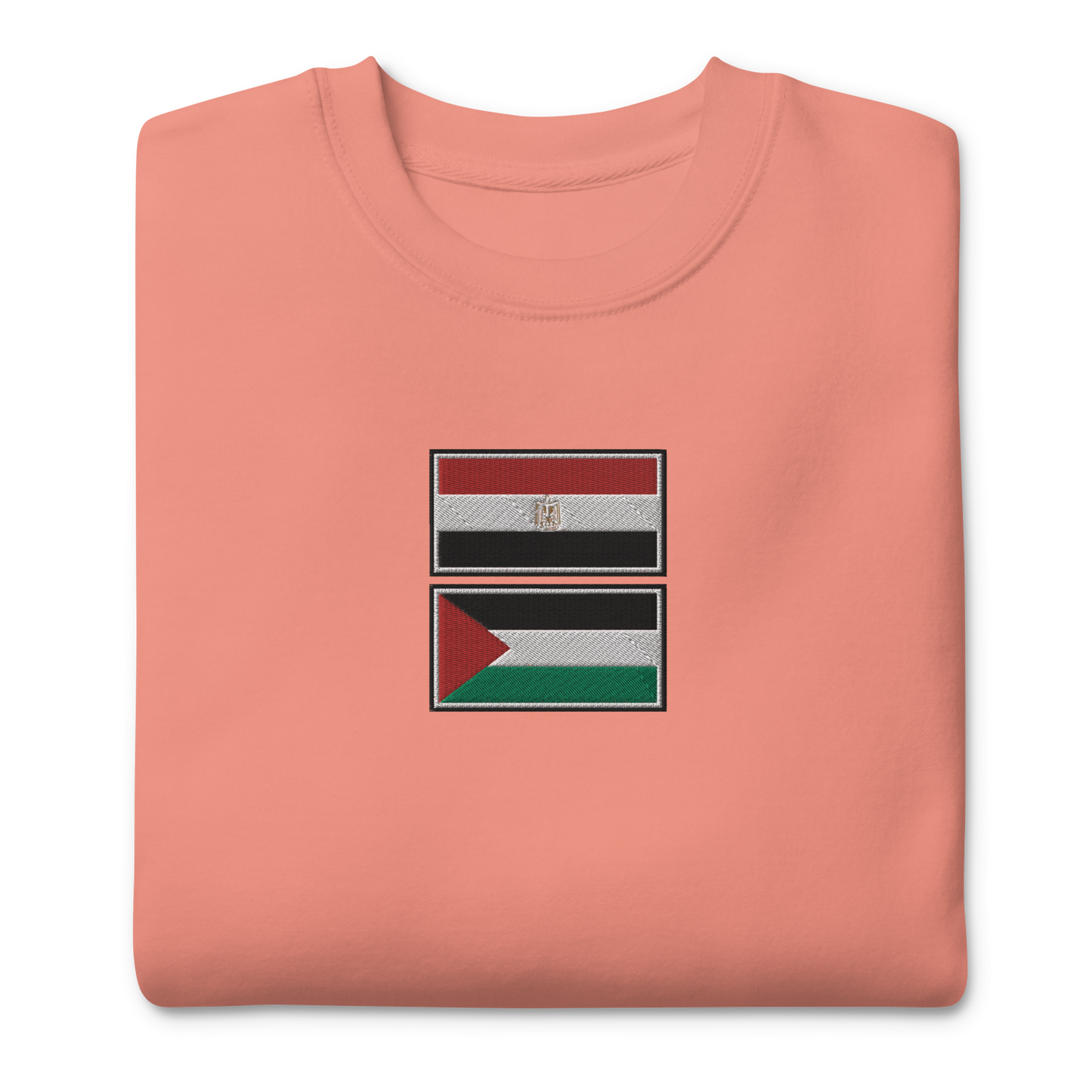 Egypt x Palestine Embroidered Unisex Sweatshirt