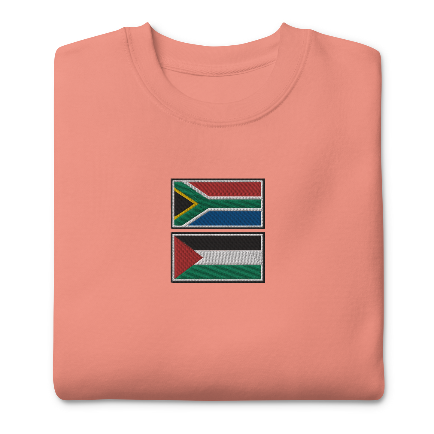 South Africa x Palestine Embroidered Unisex Sweatshirt