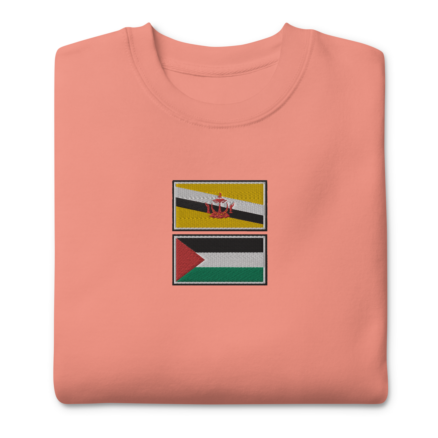 Brunei x Palestine Embroidered Unisex Sweatshirt