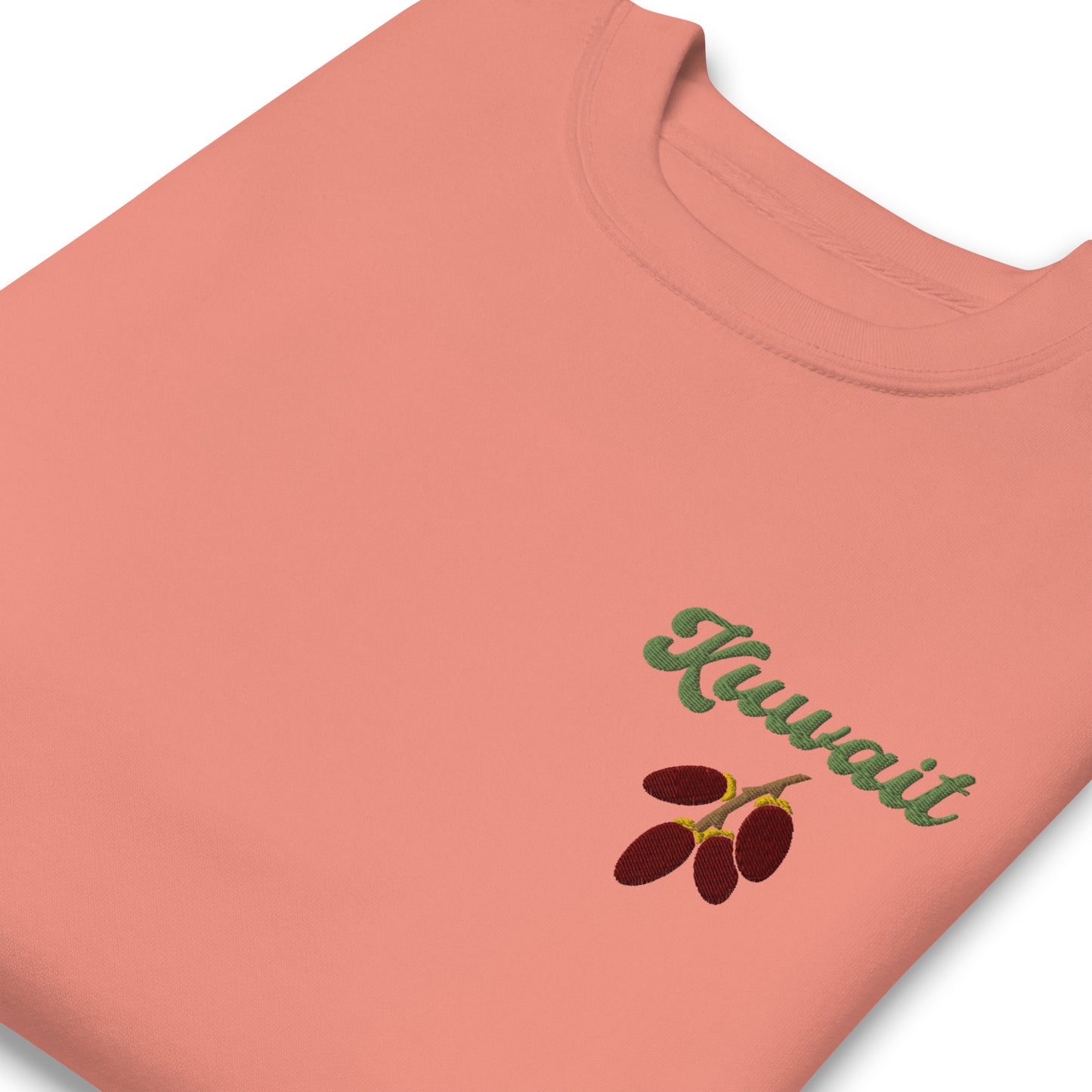 Kuwait Dates Embroidered Unisex Sweatshirt