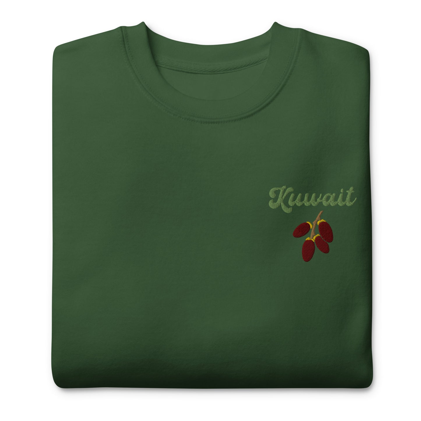 Kuwait Dates Embroidered Unisex Sweatshirt