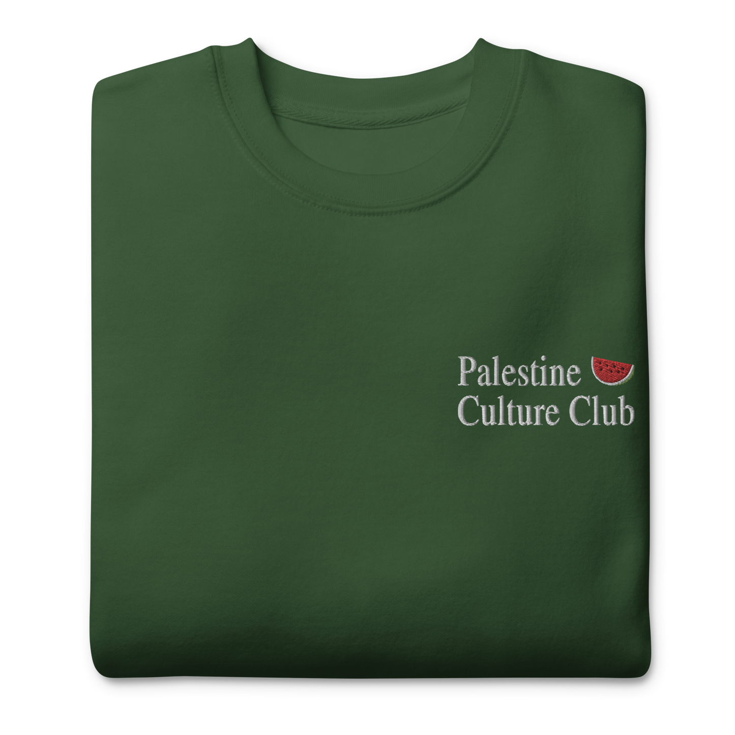 Palestine Culture Club Embroidered Unisex Sweatshirt