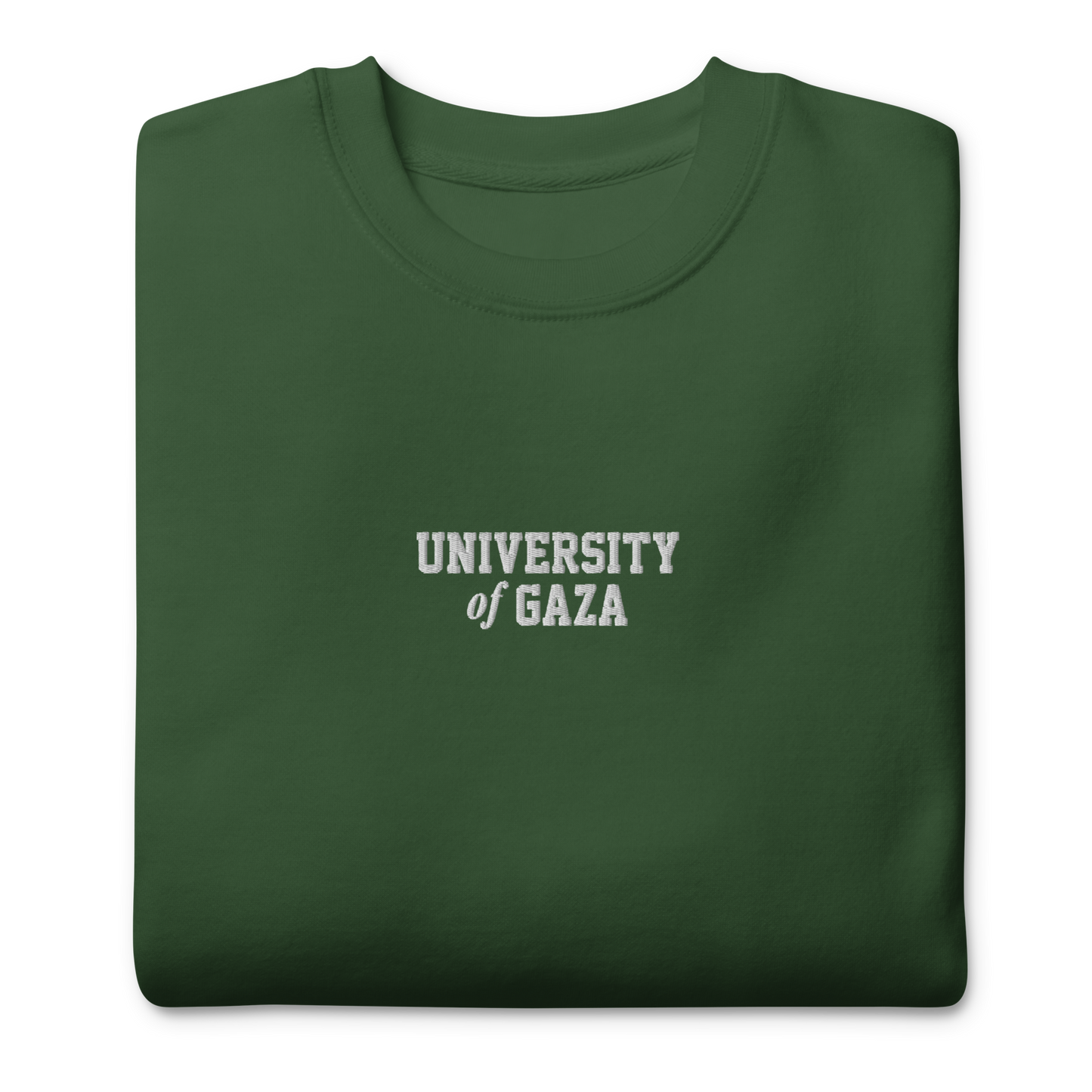 University of Gaza Embroidered Unisex Sweatshirt