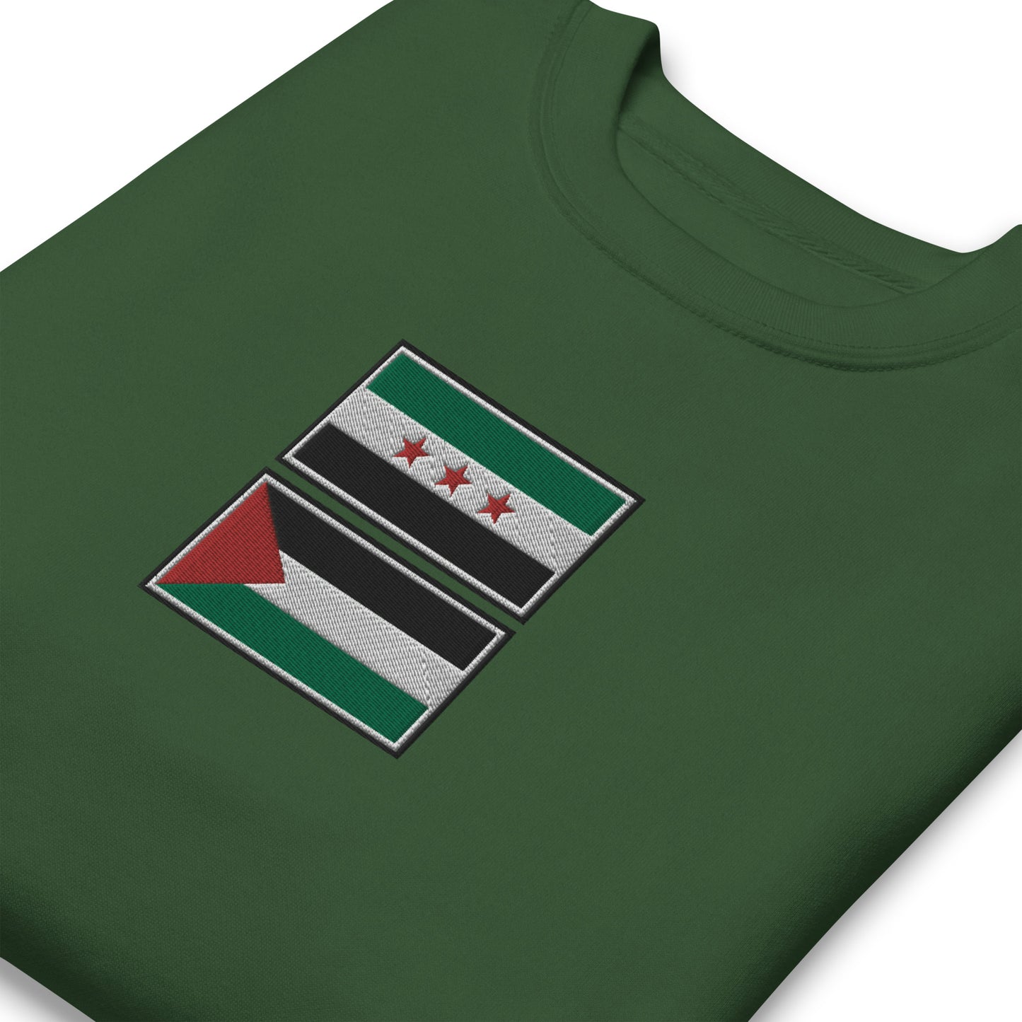 Syria x Palestine Embroidered Unisex Sweatshirt