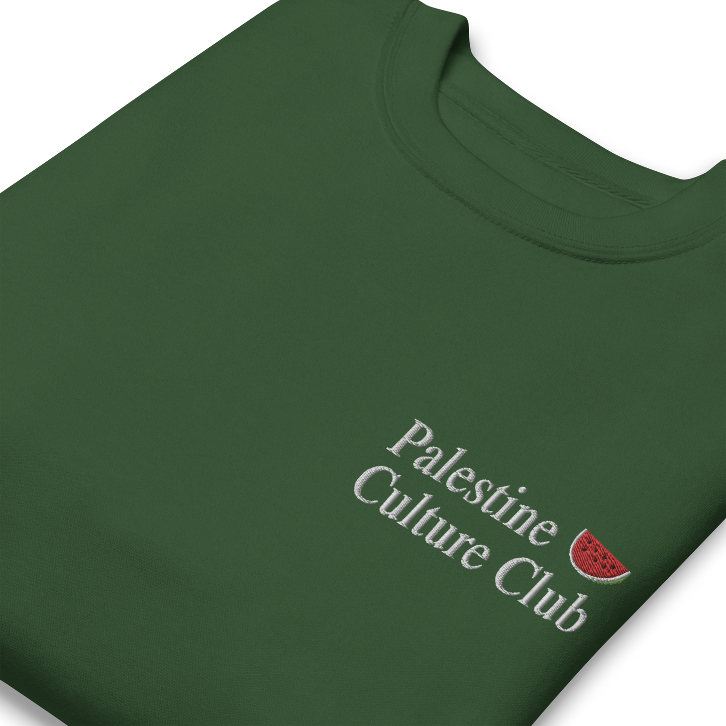 Palestine Culture Club Embroidered Unisex Sweatshirt